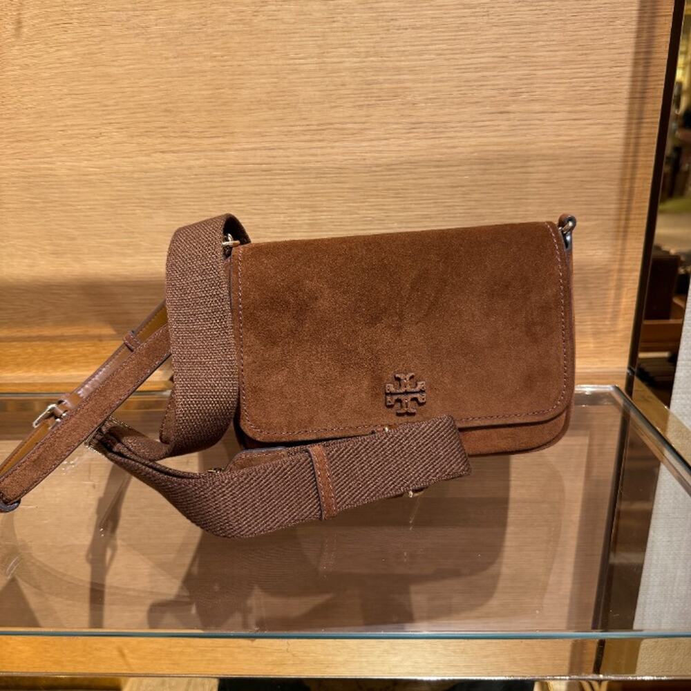 NEW‼️Tory Burch Thea Suede Flap Shoulder Bag 188905 $575